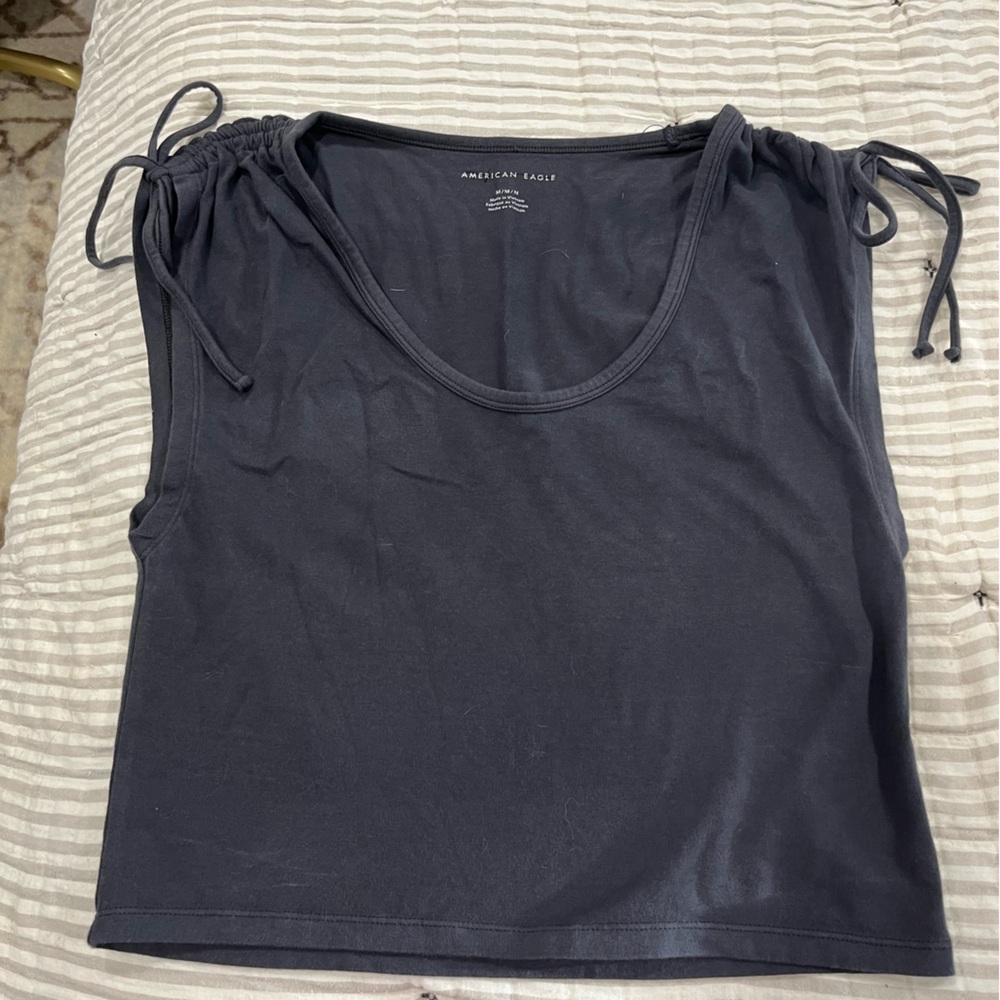 American Eagle Outfitters Charcoal Tank Top